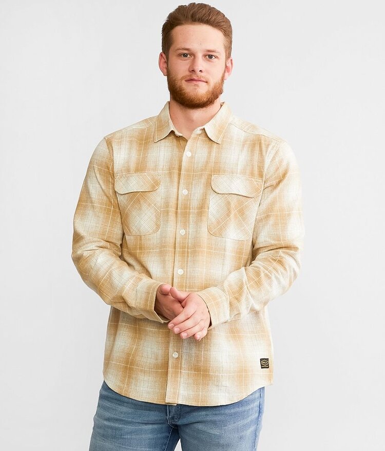 RVCA RVCA Dayshift Flannel Long Sleeve Top | Wood