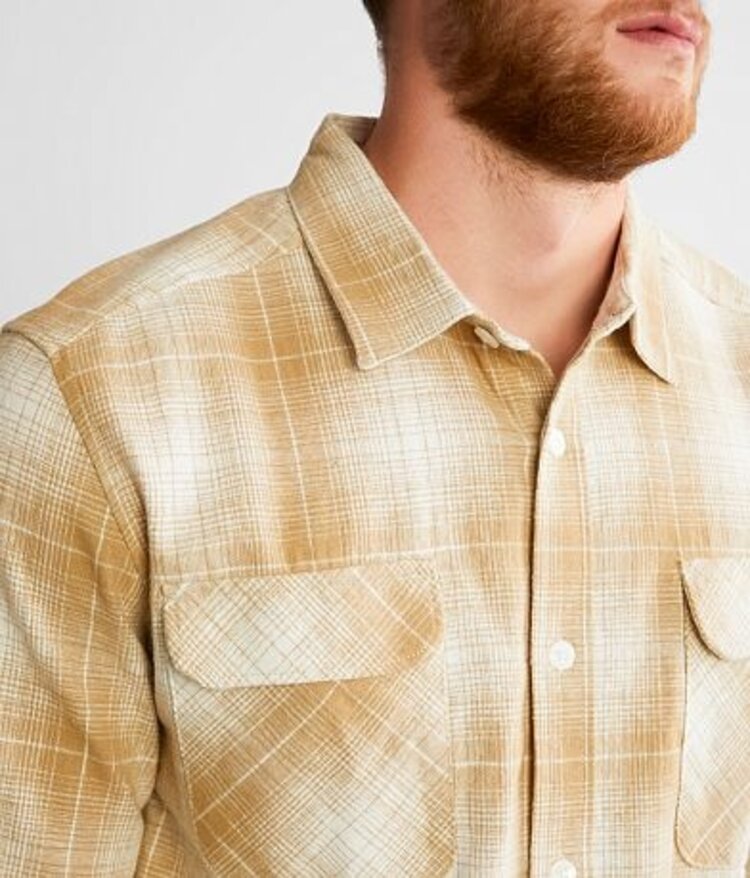RVCA RVCA Dayshift Flannel Long Sleeve Top | Wood