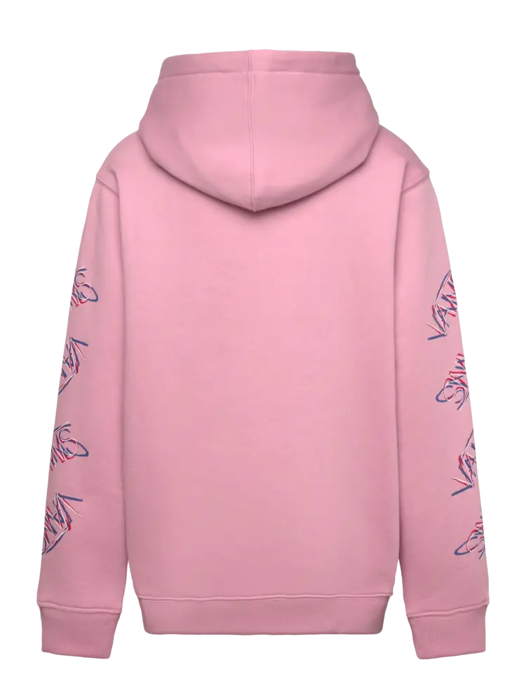 Vans Boys Scribbled Past Pullover Hoodies | Pink Dawn