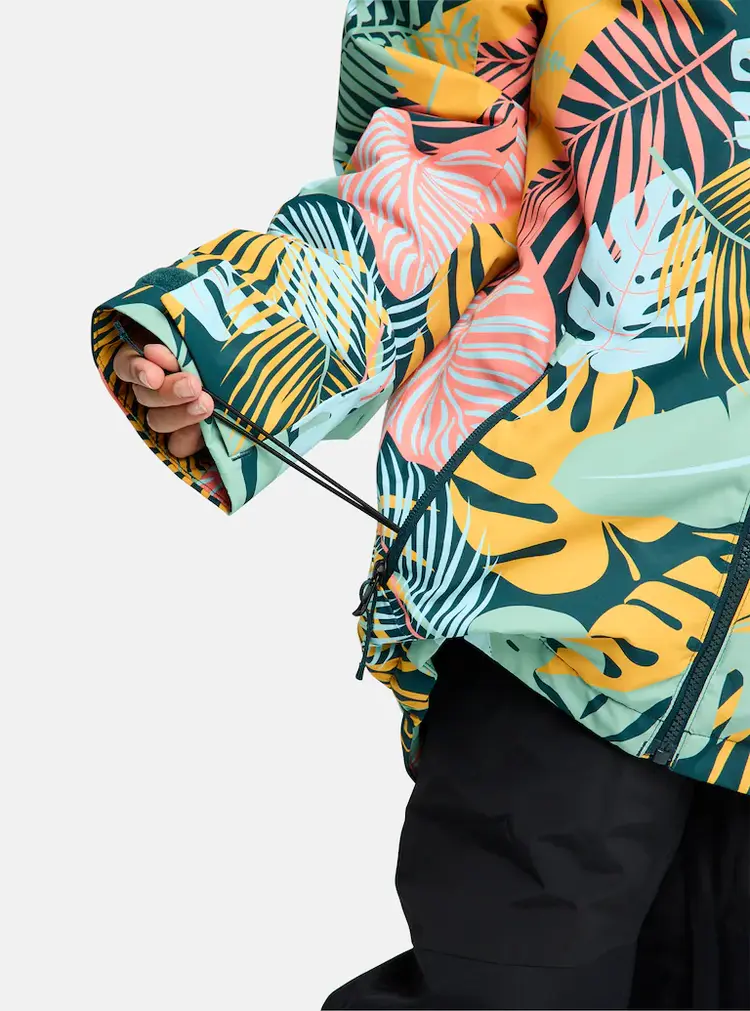 Burton Kids' Snowboard Kids' Hillslope Jacket | Multicolor Oversized Tropical