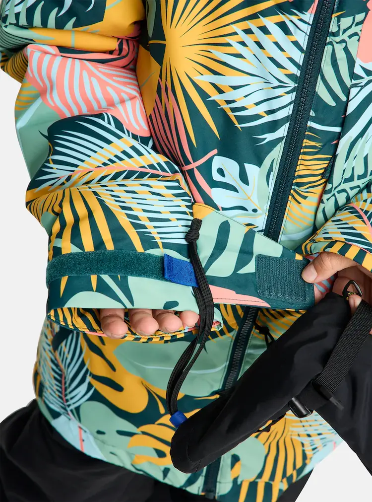 Burton Kids' Snowboard Kids' Hillslope Jacket | Multicolor Oversized Tropical
