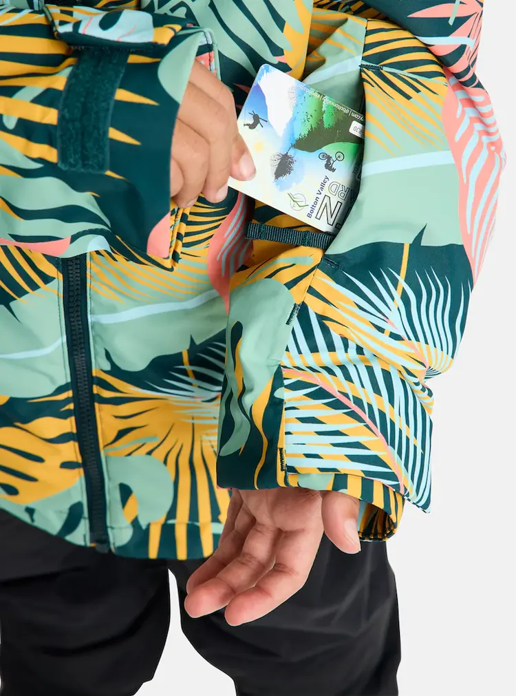 Burton Burton Snowboard Kids Hillslope Jacket JR | Multicolor Oversized Tropical