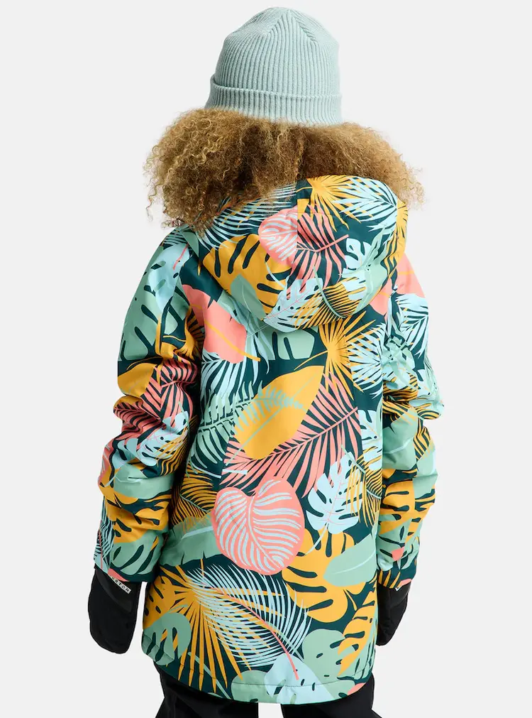 Burton Kids' Snowboard Kids' Hillslope Jacket | Multicolor Oversized Tropical