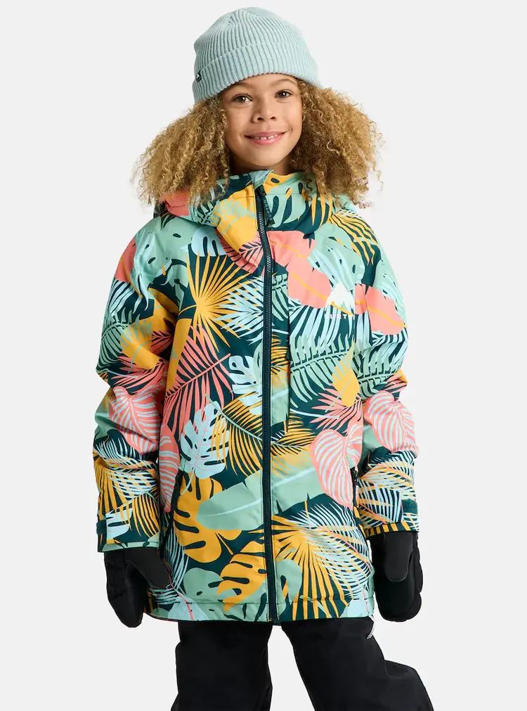 Burton Kids' Snowboard Kids' Hillslope Jacket | Multicolor Oversized Tropical