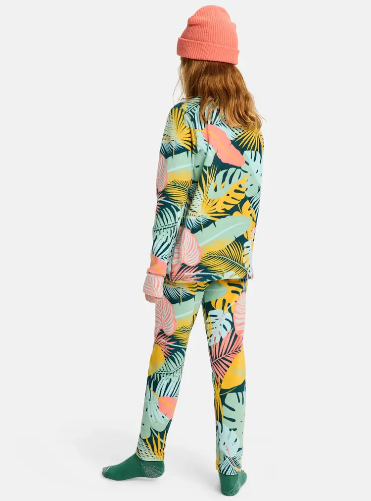Burton Kids' Fleece Base Layer Set | Oversized Tropical