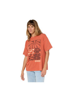 Rip Curl Oceanic Heritage Tee | Brick