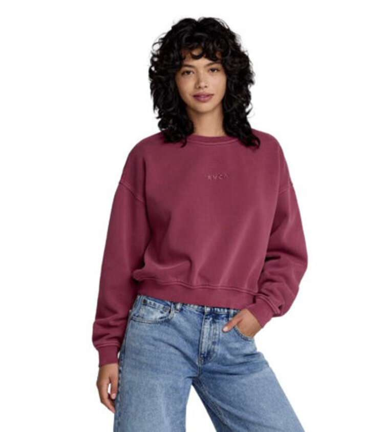 RVCA Forever Fleece | Ruby Red