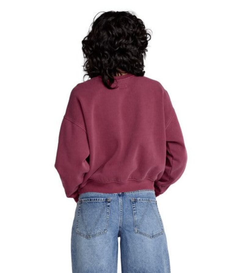 RVCA Forever Fleece | Ruby Red