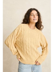 Rhythm RHYTHM PATCHWORK SWEATER SAND