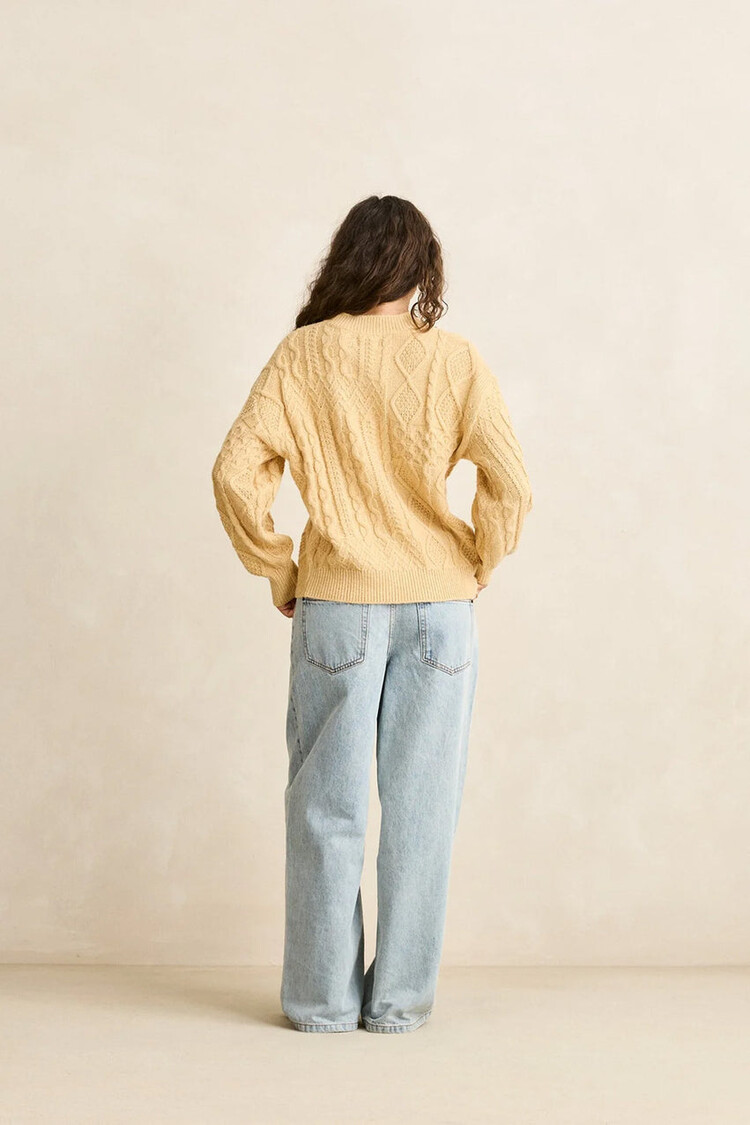 Rhythm Patchwork Sweater | Sand