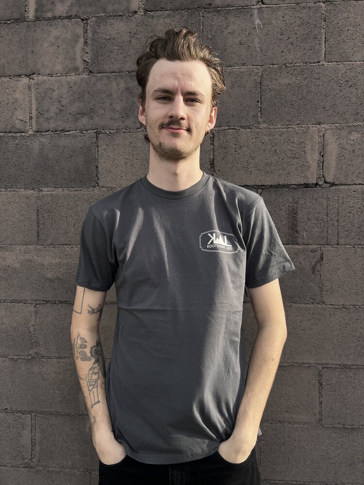 Kootenay Life Kootenay Life Quality Design Tee | Oil Grey