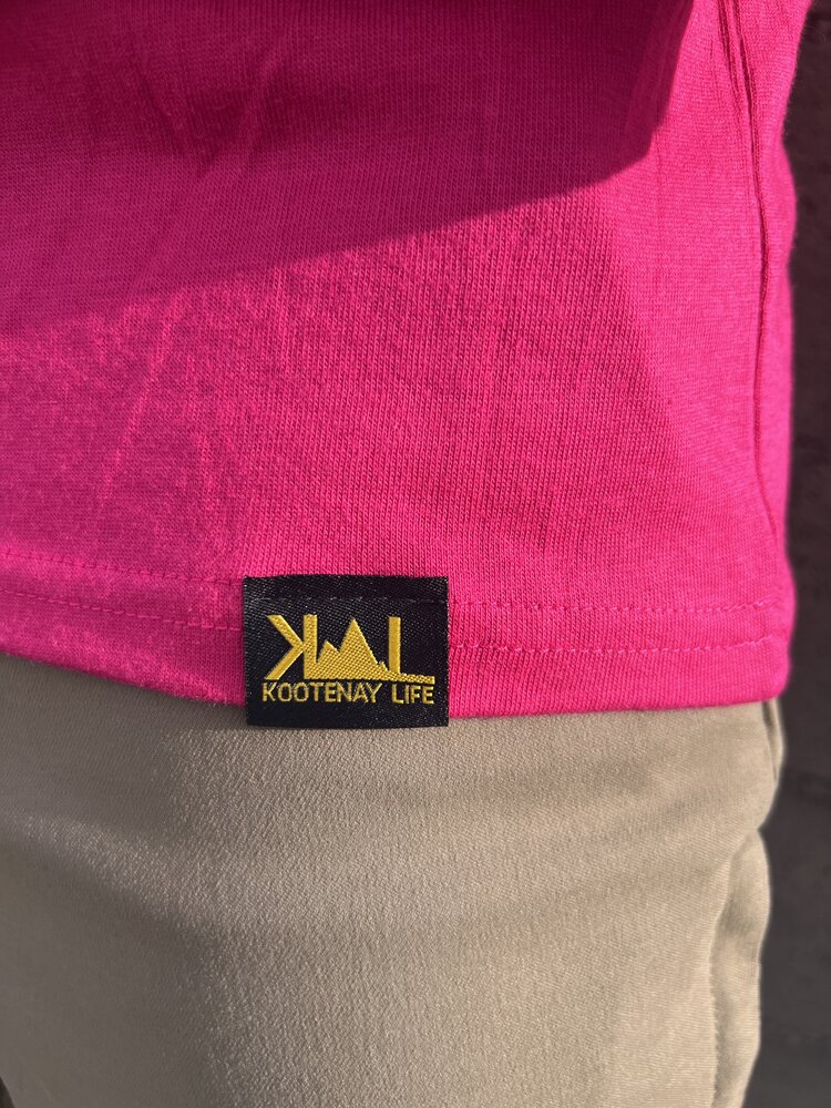 Kootenay Life Stay Wild Tee | Raspberry