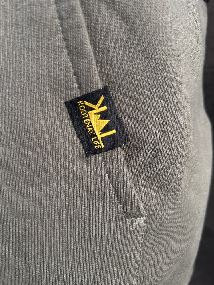 Kootenay Life No Fish Club Hood | Sage Grey