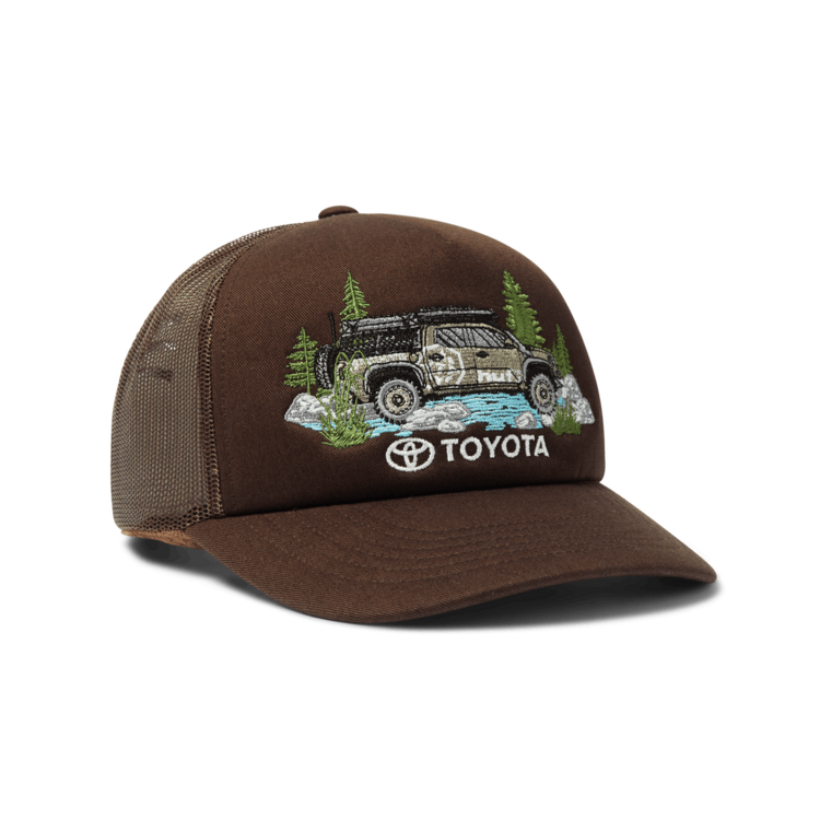 HUF Toyota Tacoma Trucker Hat | Chocolate