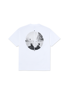 Polar Polar Fill Logo Tee Happy Sad | White