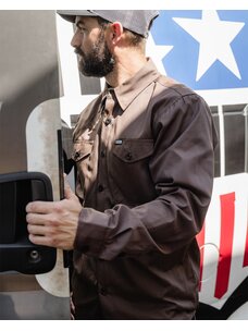 Dixxon Dixxon Workforce Long Sleeve | Brown/Black