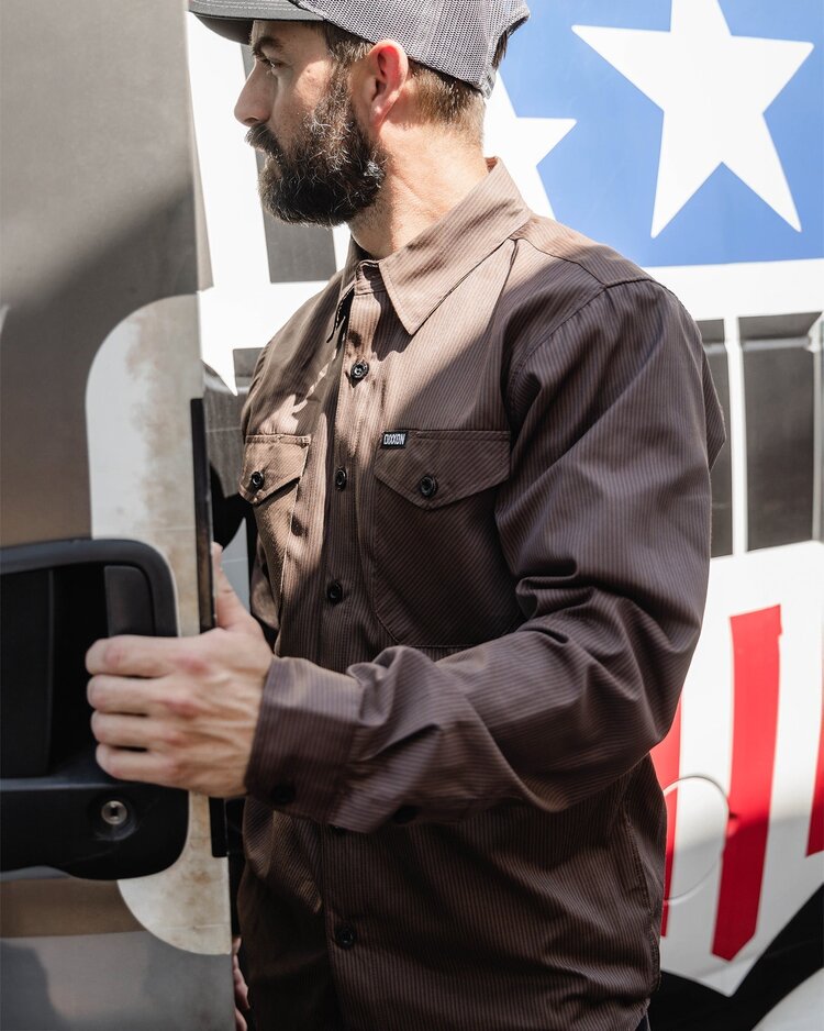 Dixxon Dixxon Workforce Long Sleeve | Brown/Black