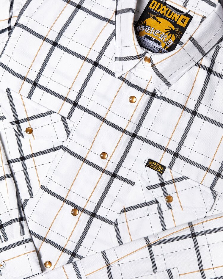 Dixxon Dixxon Guera 2.0 Flannel | White/black