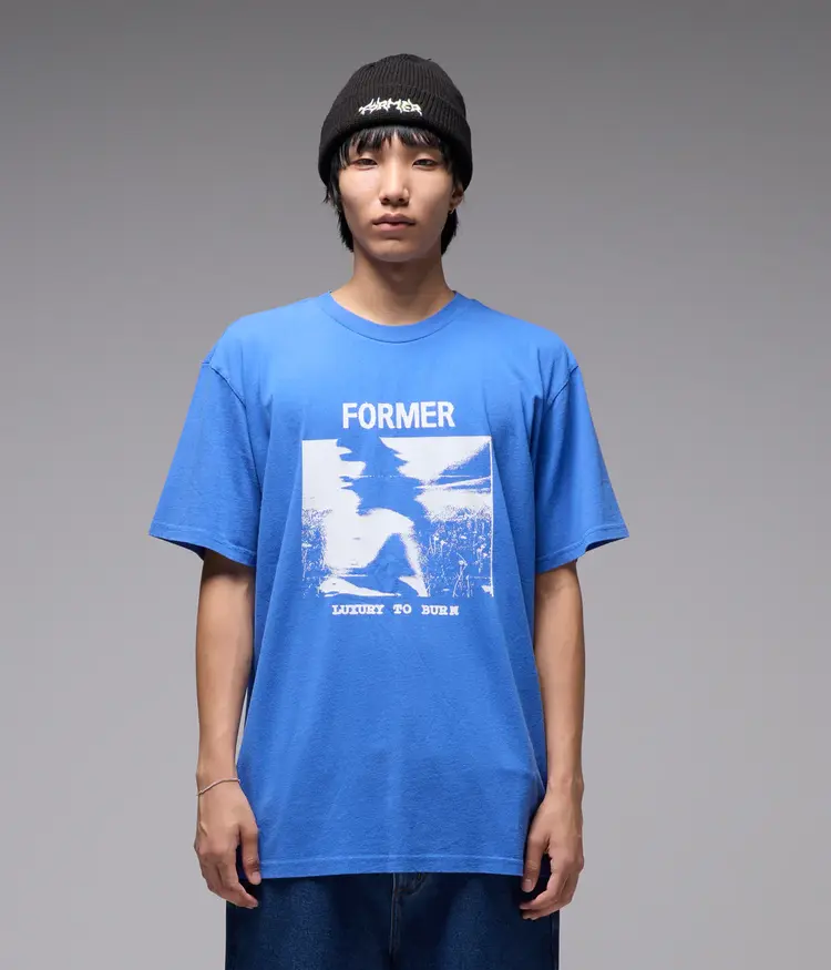 Former Former Shunning T-Shirt | Washed Cobalt