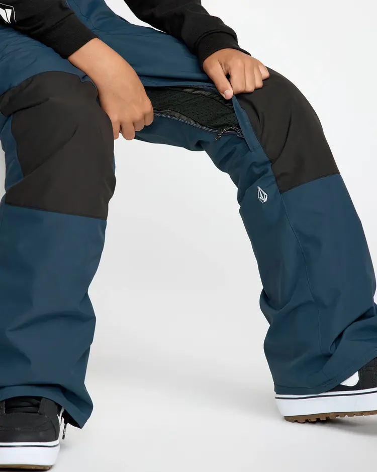 Volcom Barkley Ins Bib Overall | Deep Blue