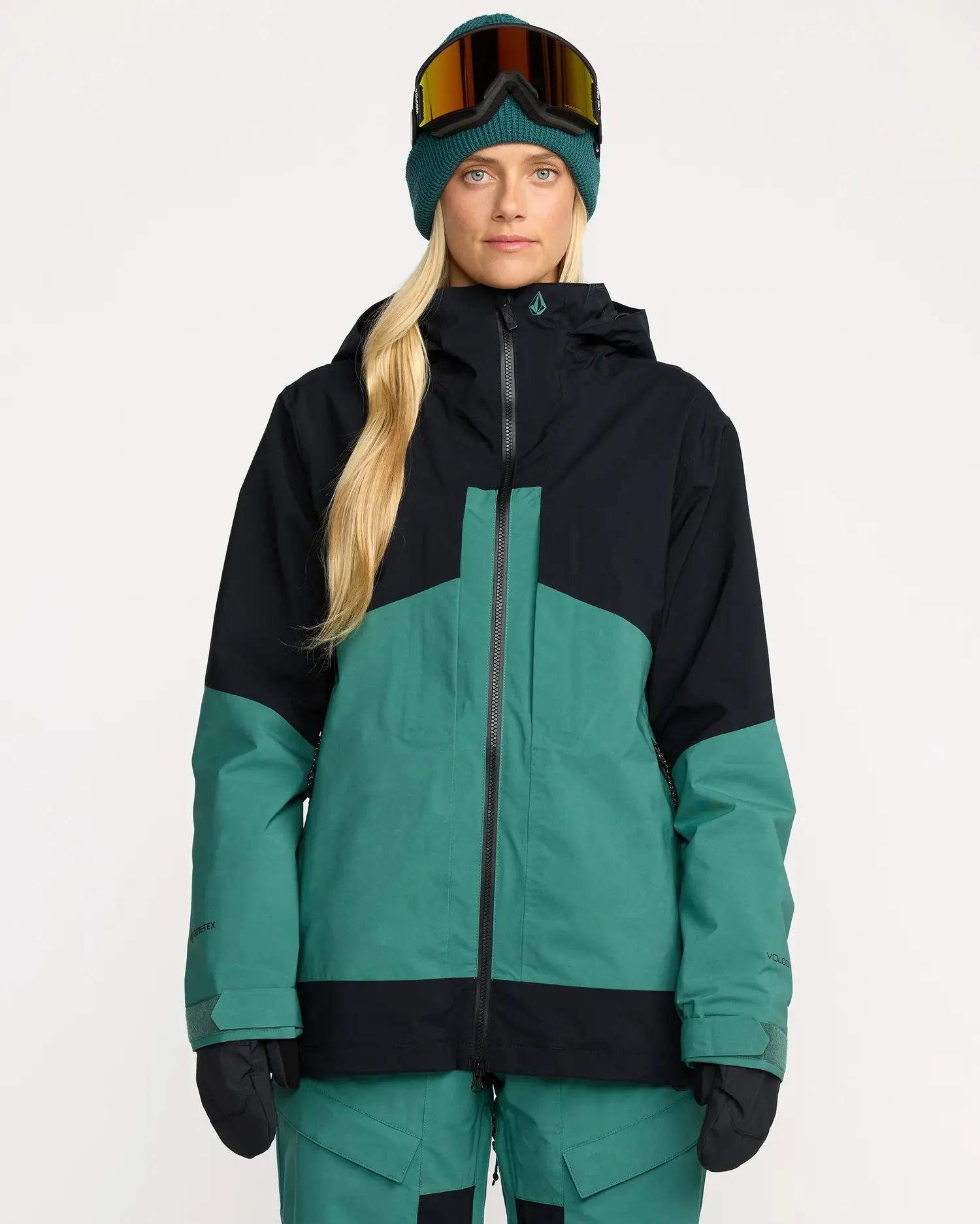Volcom 防水ジャケット オリーブグリーン Volcom At Stretch Gore-Tex Jacket | Spruce Green - The Choice Shop