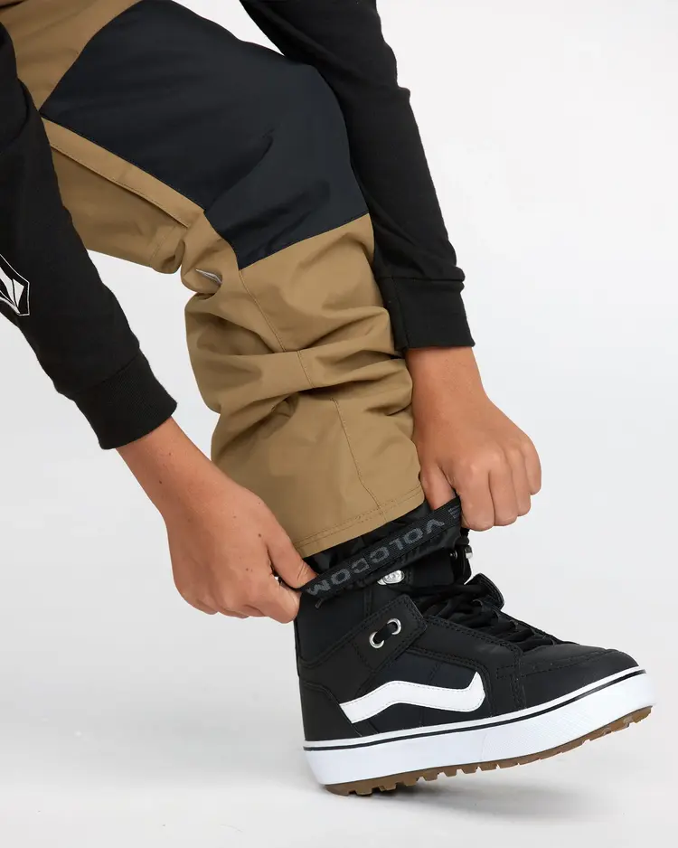 Volcom Barkley Ins Bib Overall | Bronze