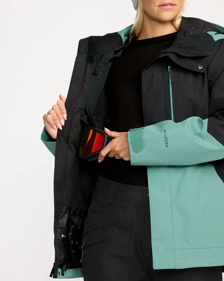Volcom Women's V.Co Eras Insulated Gore Jacket | Arctic Blue