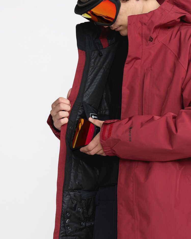 Volcom Men's Dua Insulated GORE-TEX Jacket | Burnt Red