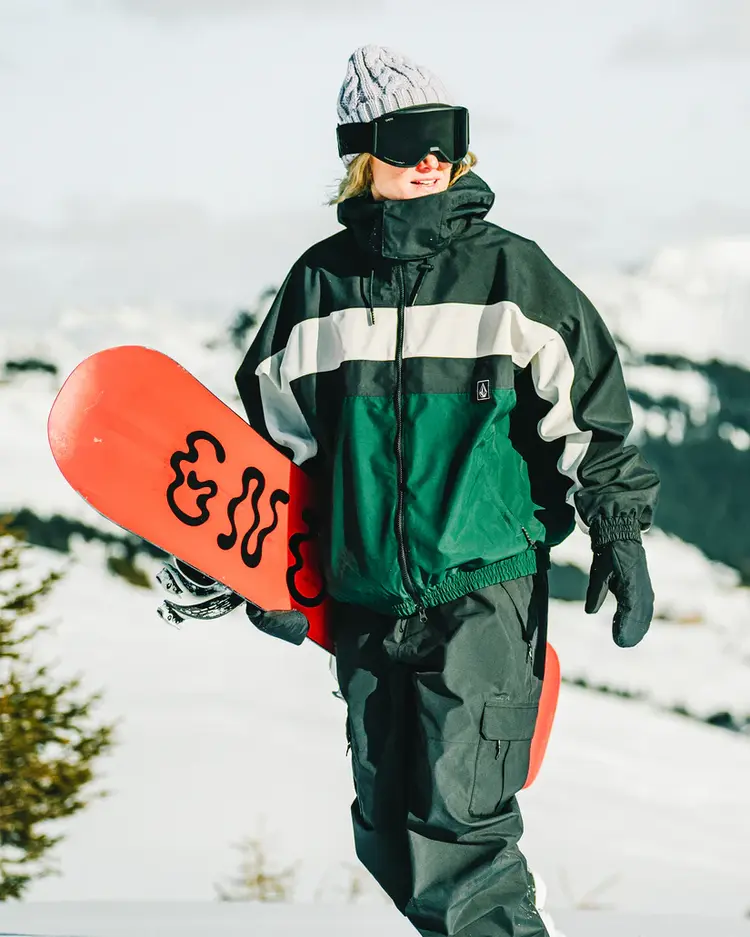 Volcom Dlm Jacket | Black/Green