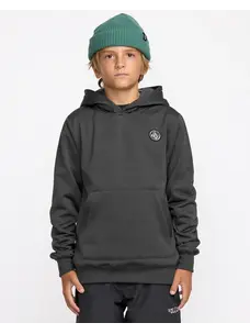 Volcom Youth Hydro Fleece Hoodie | Dark Grey