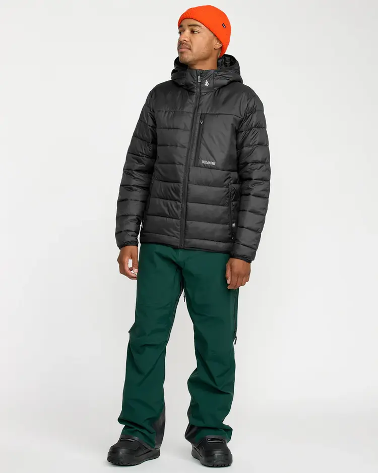 Volcom Men's Puff Puff Hooded Jacket | Black