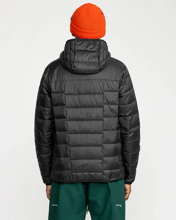 Volcom Men's Puff Puff Hooded Jacket | Black