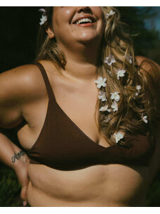 Huha HUHA TRIANGLE BRA BROWN