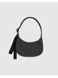 Baggu Baggu Small Denim Crescent Bag | Washed Black Denim