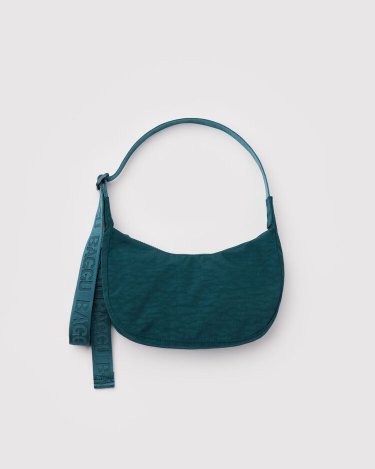 Baggu Small Nylon Crescent Bag | Deep Sea