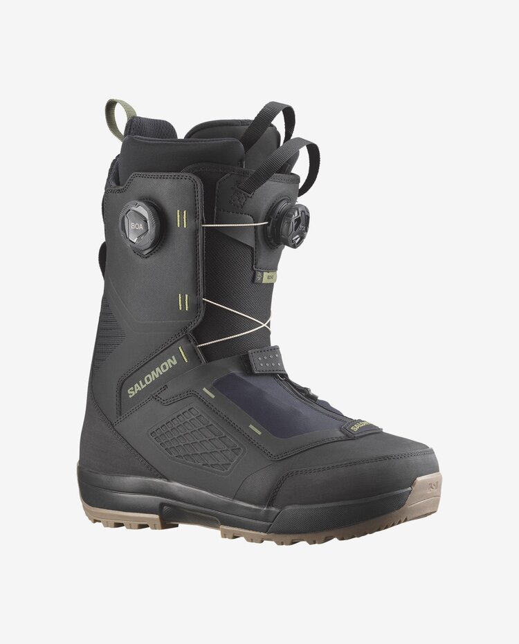 Salomon Men's Echo Dual BOA Wide Snowboard Boots | Black Black