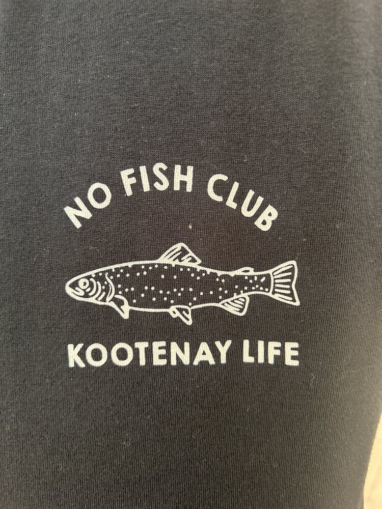 Kootenay Life No Fish Club Tee | Black