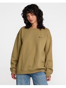 RVCA Baggie Boyfriend Crew | Lentil Green