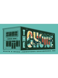 The Choice Shop Building Sticker Blue