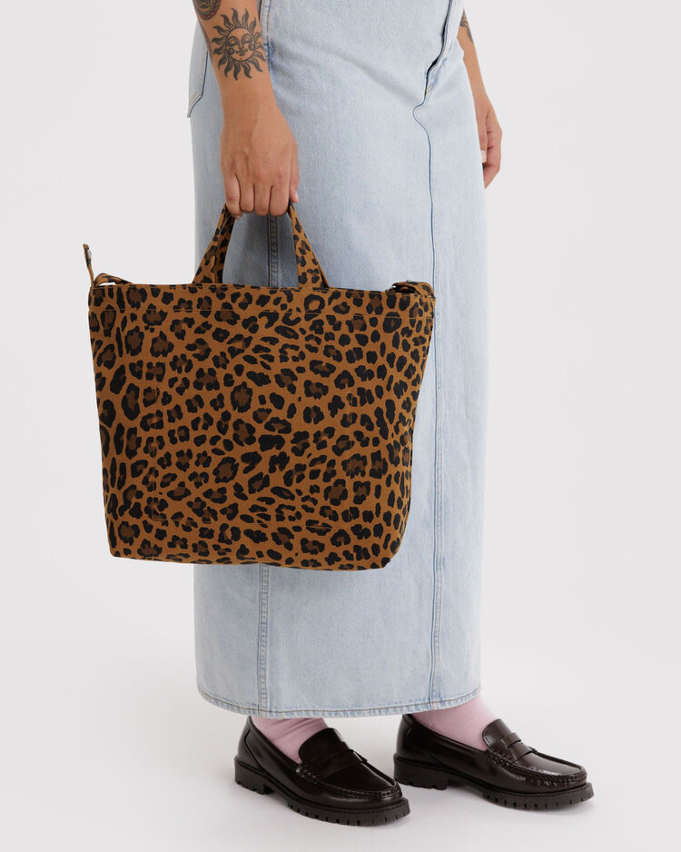 Baggu Baggu Horizontal Zip Duck Bag | Leopard