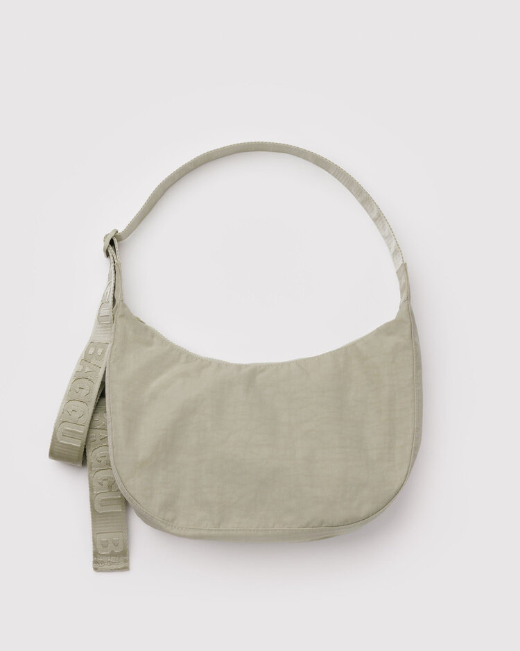 Baggu Baggu Medium Nylon Crescent Bag | Celadon