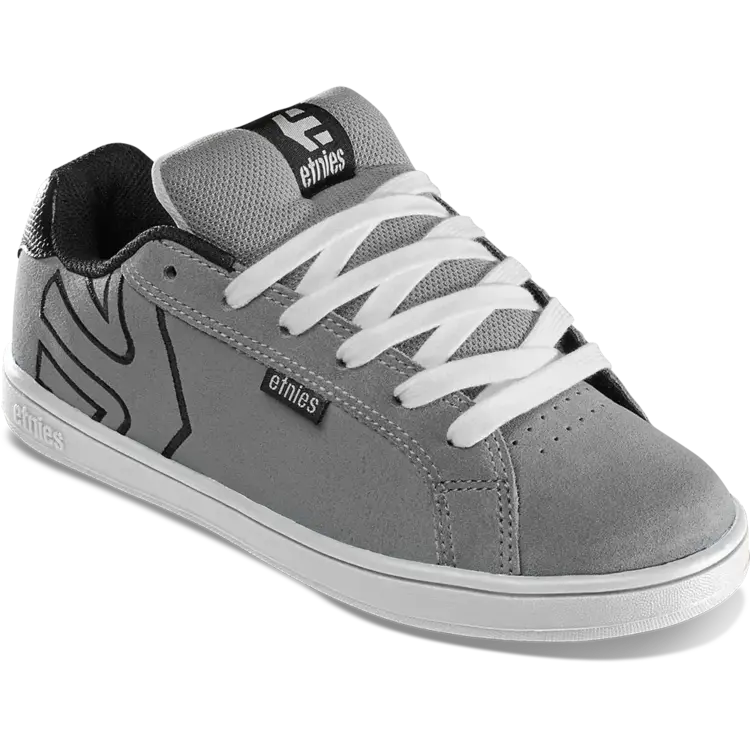 Etnies Kids' Fader | Light Grey/black