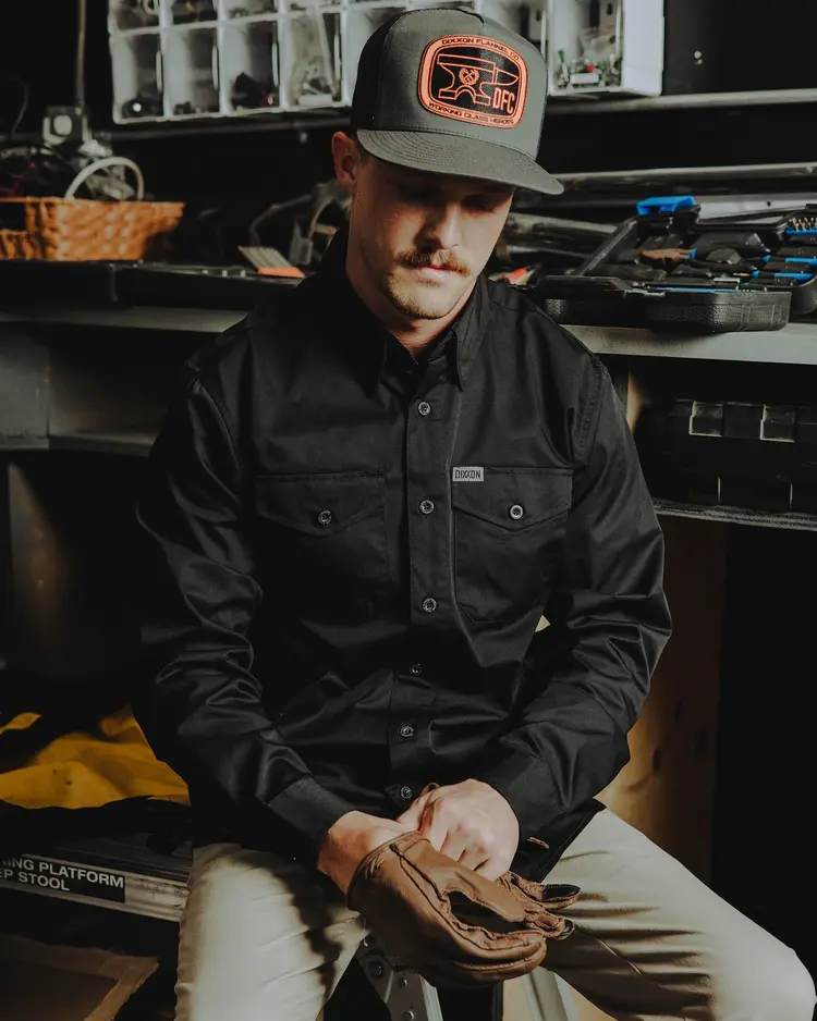 Dixxon Workshirt Long Sleeve | Black