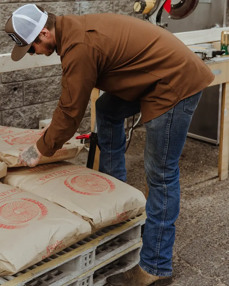 Dixxon Dixxon Workshirt Long Sleeve | Brown