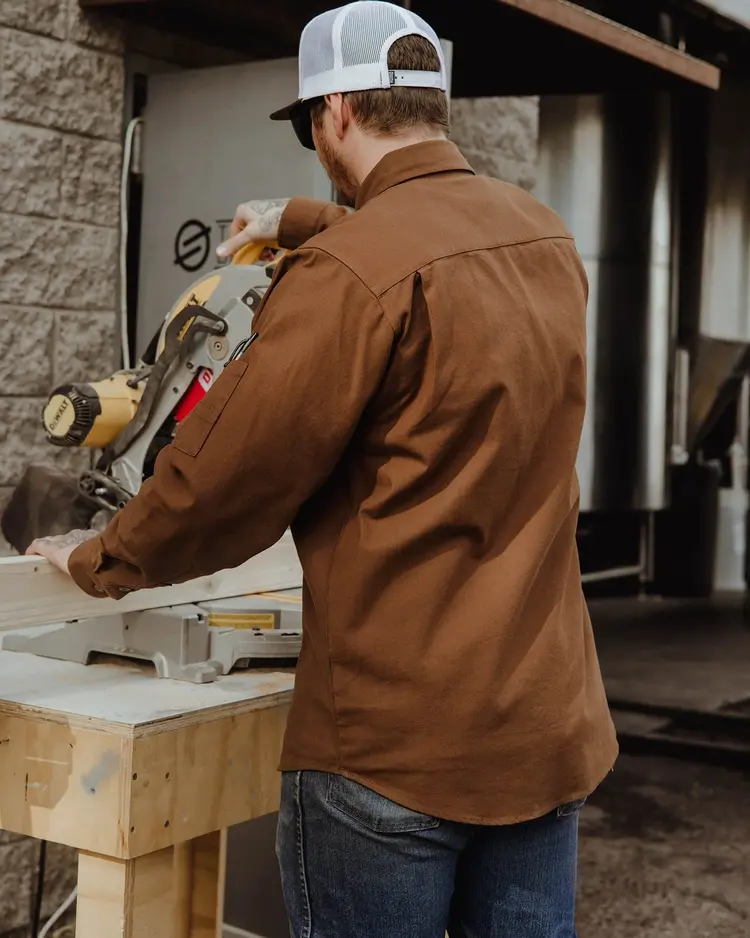 Dixxon Workshirt Long Sleeve | Brown