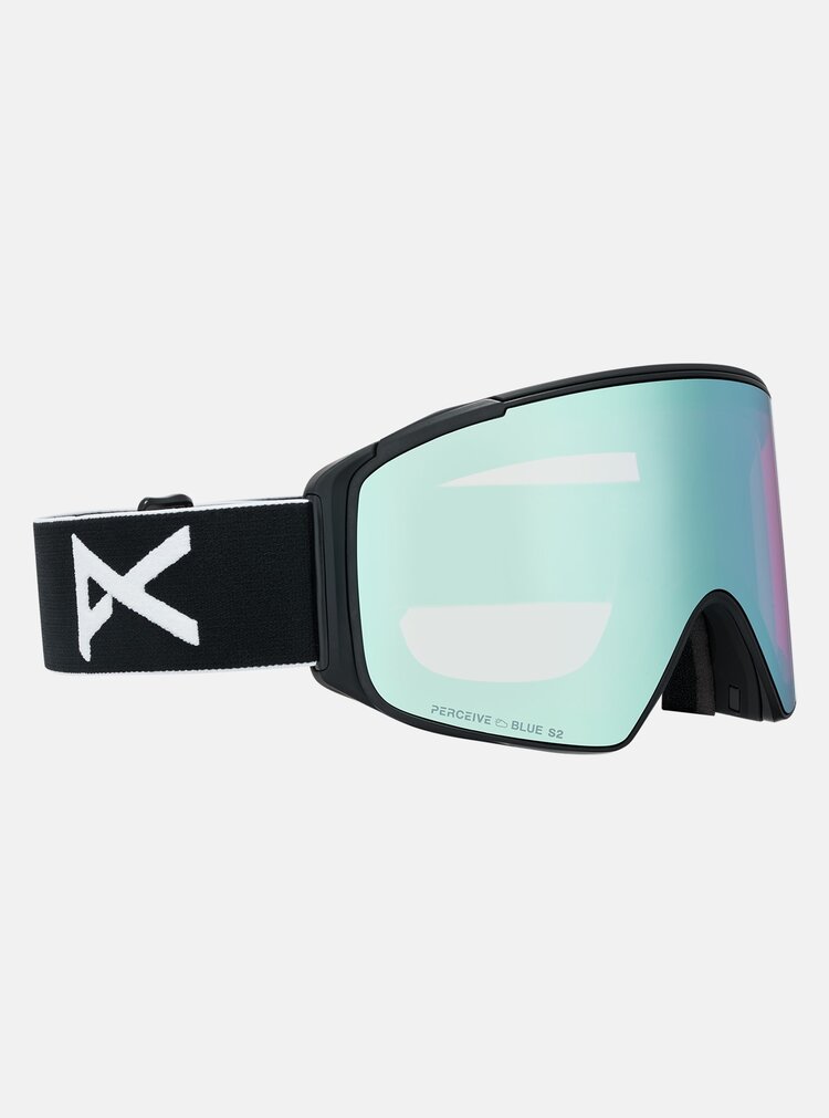 Anon M4S Cylindrical Variable Blue Snow Goggles | Black / Percieve Variable Blue + Cloud Pink