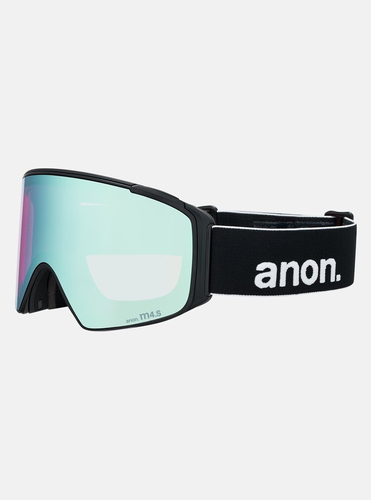 Anon M4S Cylindrical Variable Blue Snow Goggles | Black / Percieve Variable Blue + Cloud Pink