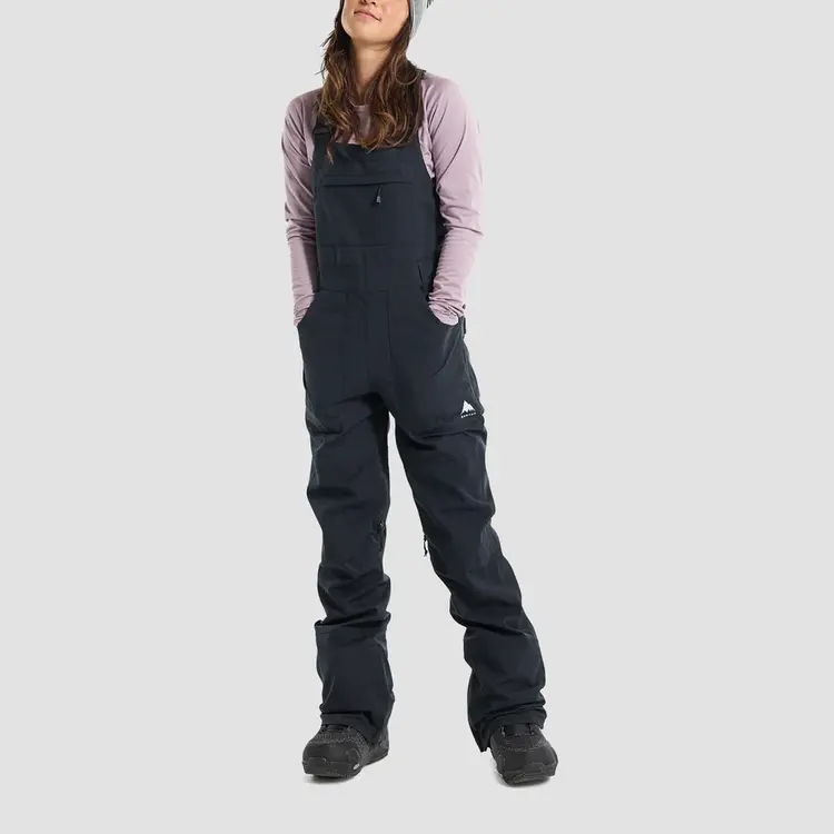Burton Women's Avalon 2L Stretch Bib Pants Shortt | True Black