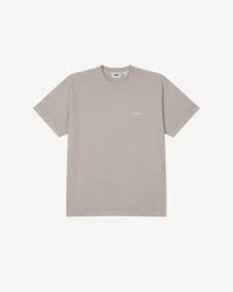 Obey Obey Lowercase Pigment Tee Ss | Silver Grey Multi