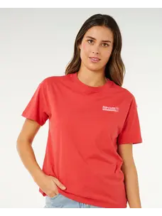 Rip Curl Ripcurl Ocean Break Rlxd Tee | Deep Red